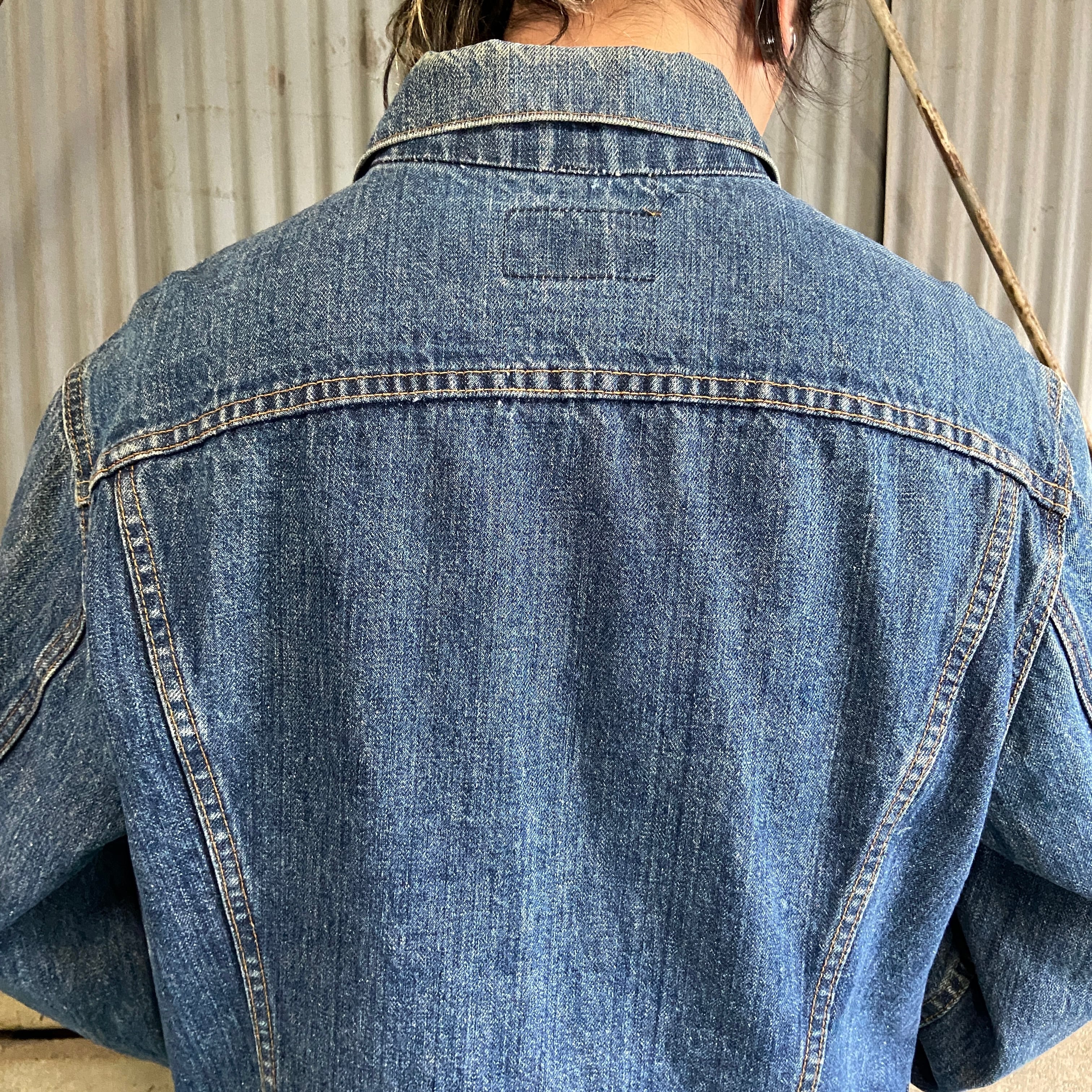 70年代 USA製 Levi's リーバイス スモールe 70505 4th デニムジャケット メンズL相当 古着 トラッカージャケット 70s  ヴィンテージ ビンテージ【デニムジャケット】【3anniv】 | cave 古着屋【公式】古着通販サイト