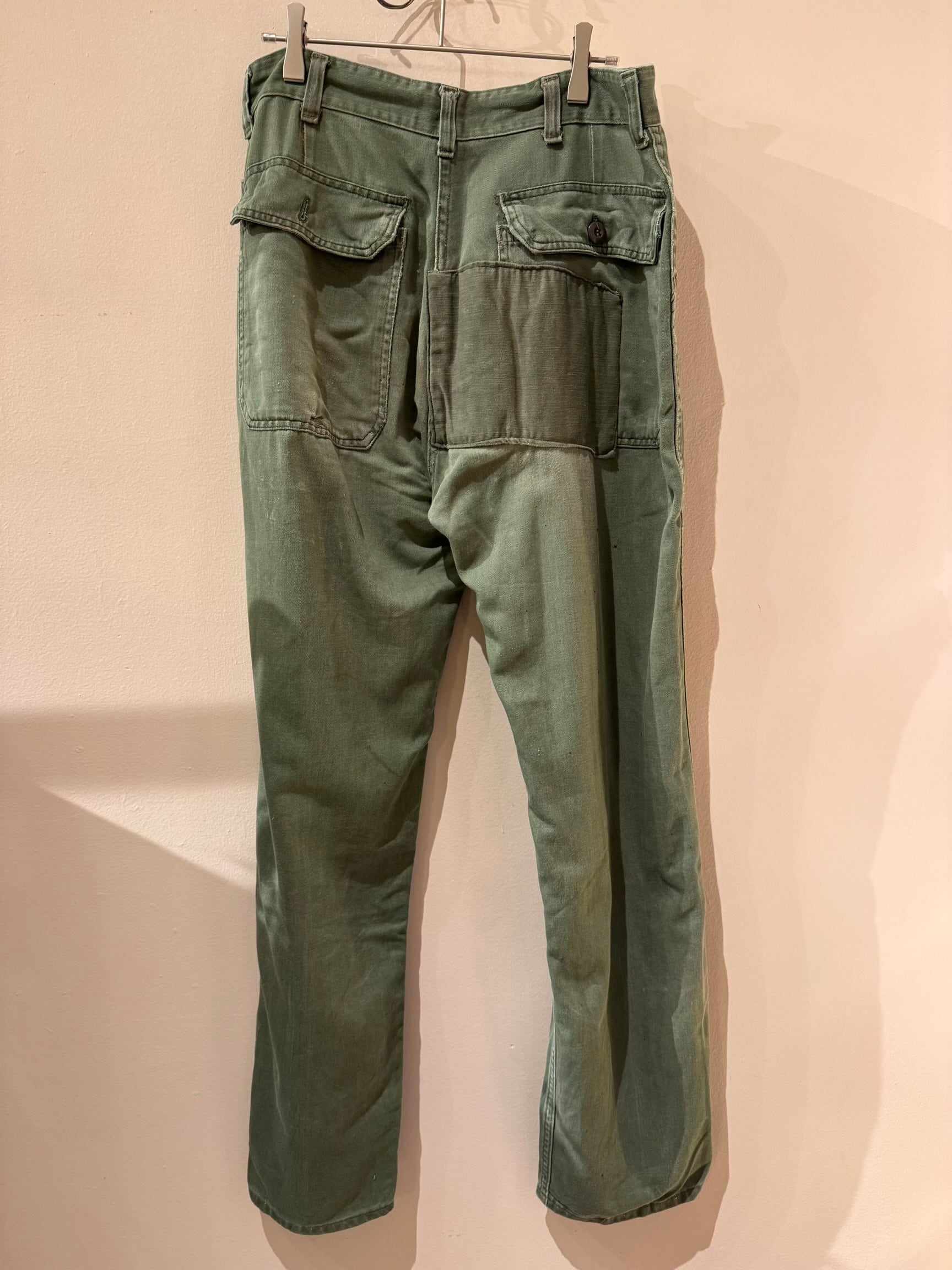1950's-1970's U.S. ARMY OG-107 ベイカーパンツ コットンサテン