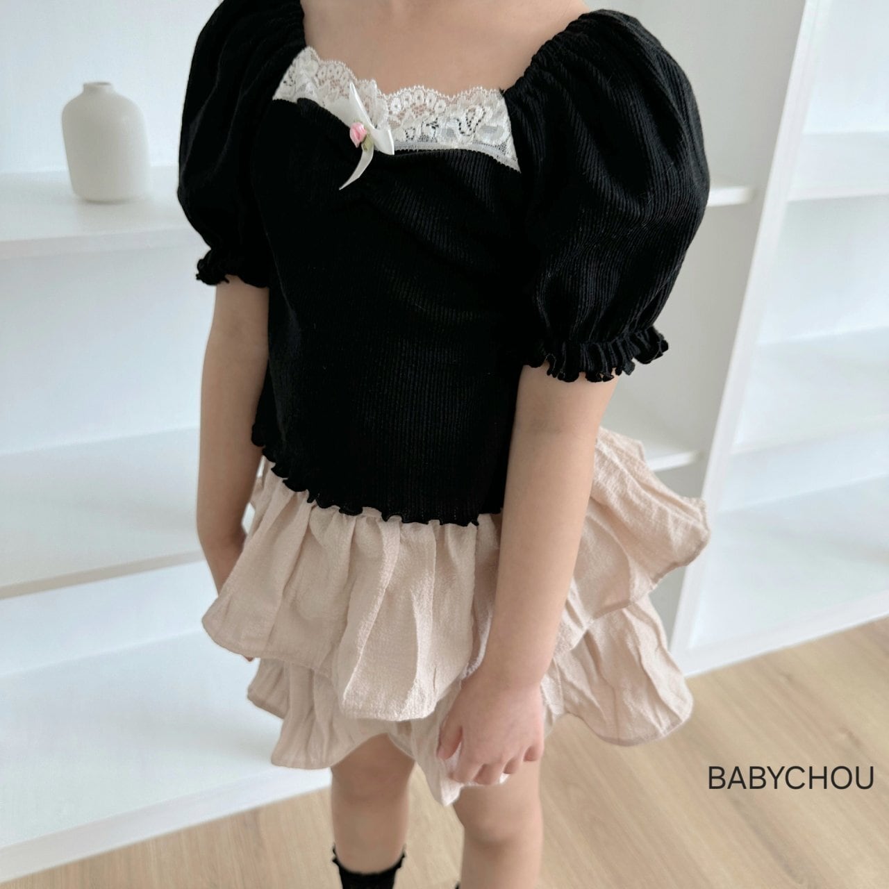 【ラスト1点】 baby chou 24 SS / PuffT - black