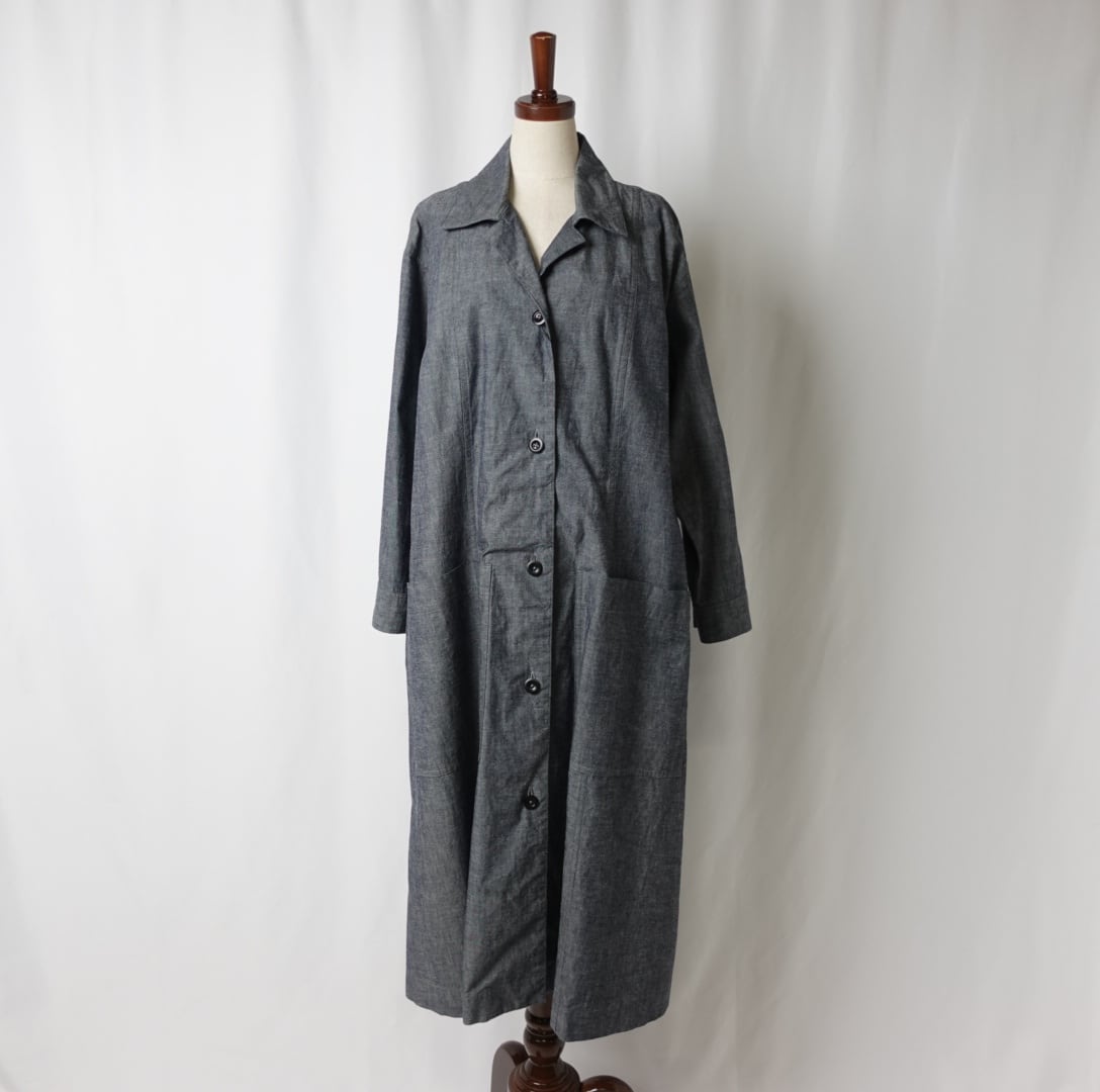 MHL.DENIM CANVAS ワンピースコート | KIKIRU
