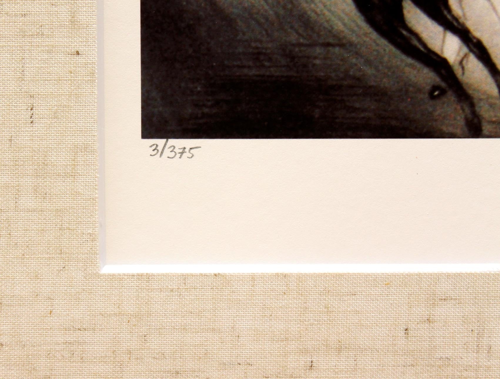ルイ・イカール「コージング2」作品証明書・展示用フック・限定375部エディション付複製画ジークレ