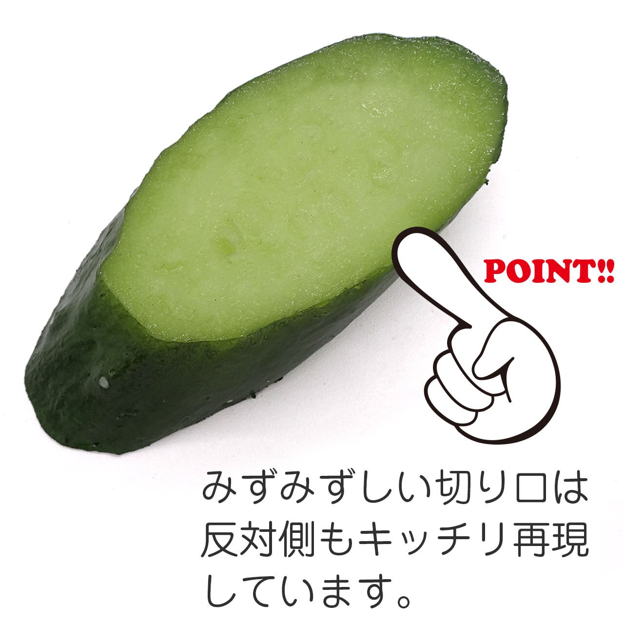 食べちゃいそうな きゅうり スライス 食品サンプル マグネット