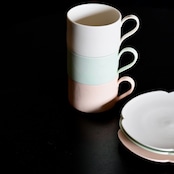 MUMCA 丸谷牧子 作 クローバー カップ&ソーサー Clover Cup & Saucer / 2104400000313