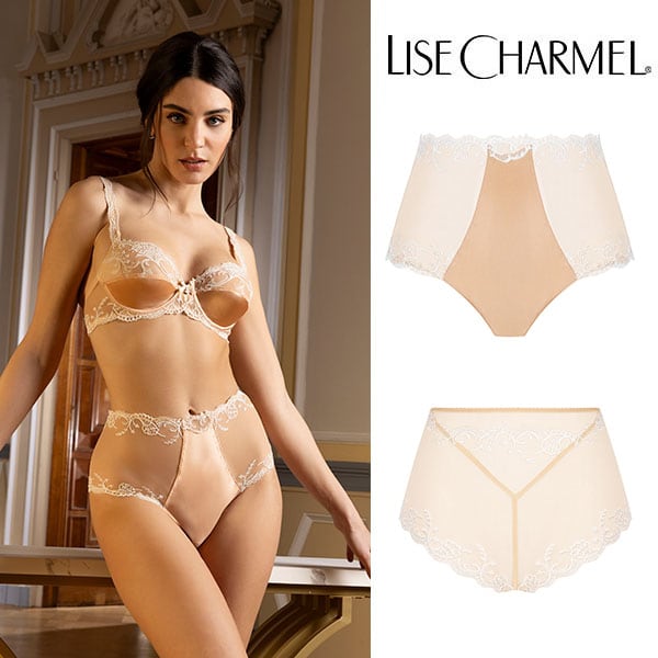 LISE CHARMEL リズシャルメルイエロー ブラジャーショーツセット LISE CHARMEL JAPAN
