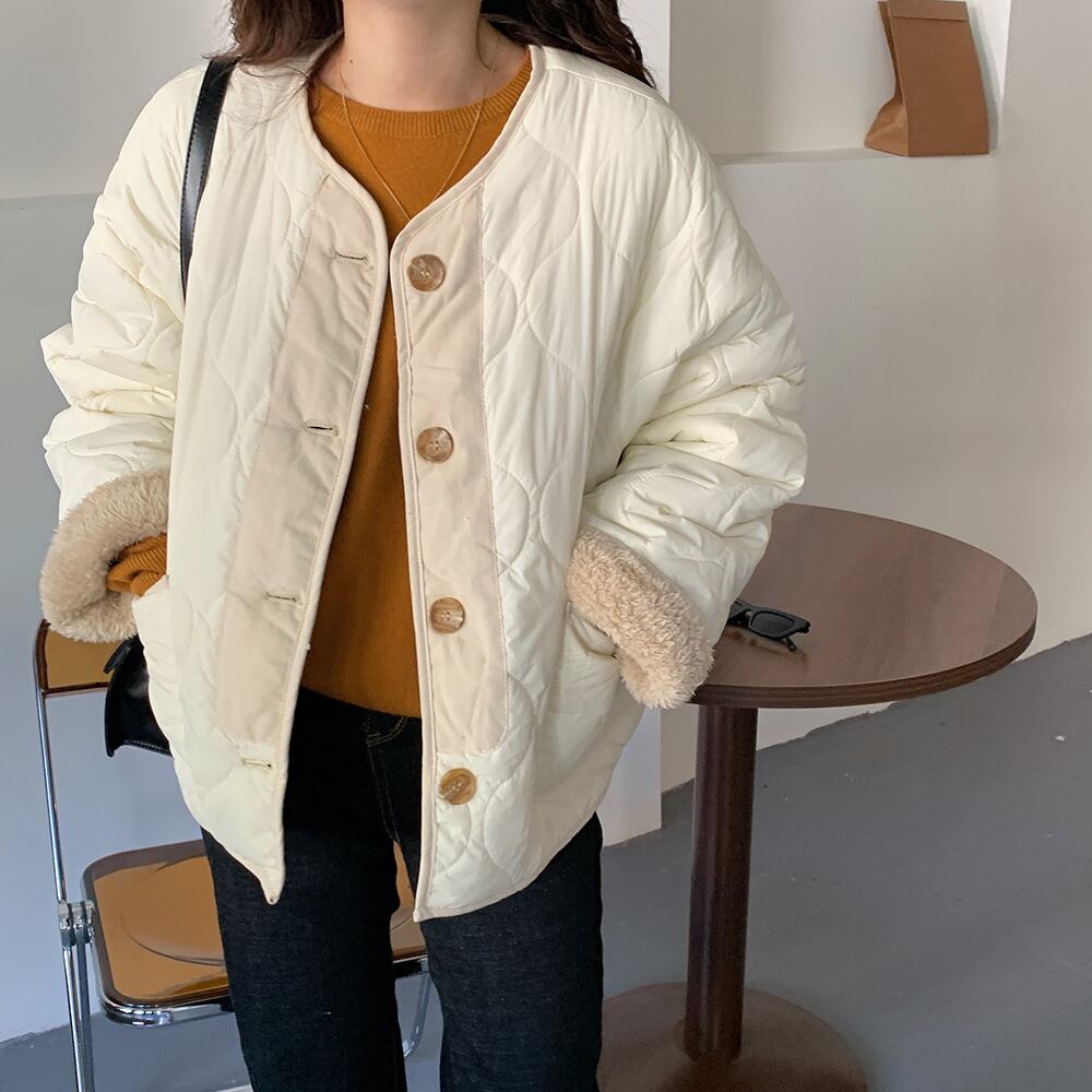 秋冬新作 ボア ジャケット ブルゾン 両面着 ショート丈 アウター コート レディース 防寒 おしゃれ