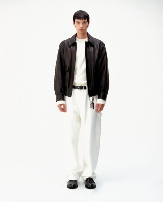 ☆【COOR】VEGETABLE LEATHER A-2 JACKET | もごつ