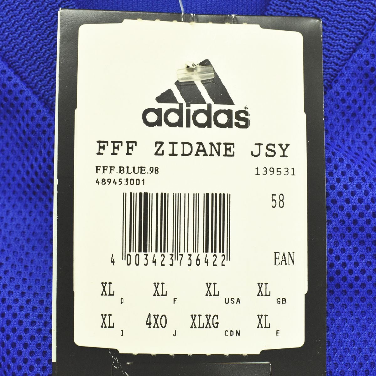 タグ付き】 アディダス adidas 2002 フランス代表 1st タグ付き】 アディダス adidas 2002 フランス代表 1st