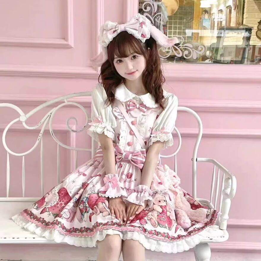 ロリータファッション通販 SEASONZ ゆめかわ ブラウス 半袖 丸襟 ロリータファッション通販 SEASONZ ゆめかわ ブラウス 半袖 丸襟