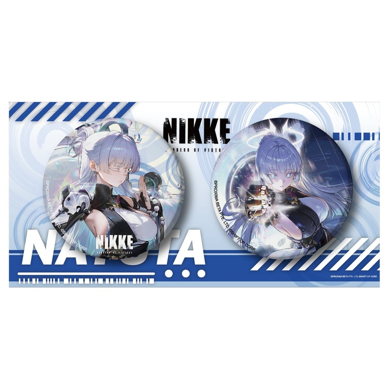 【C107事後物販】NIKKE 缶バッジセット-ナユタ