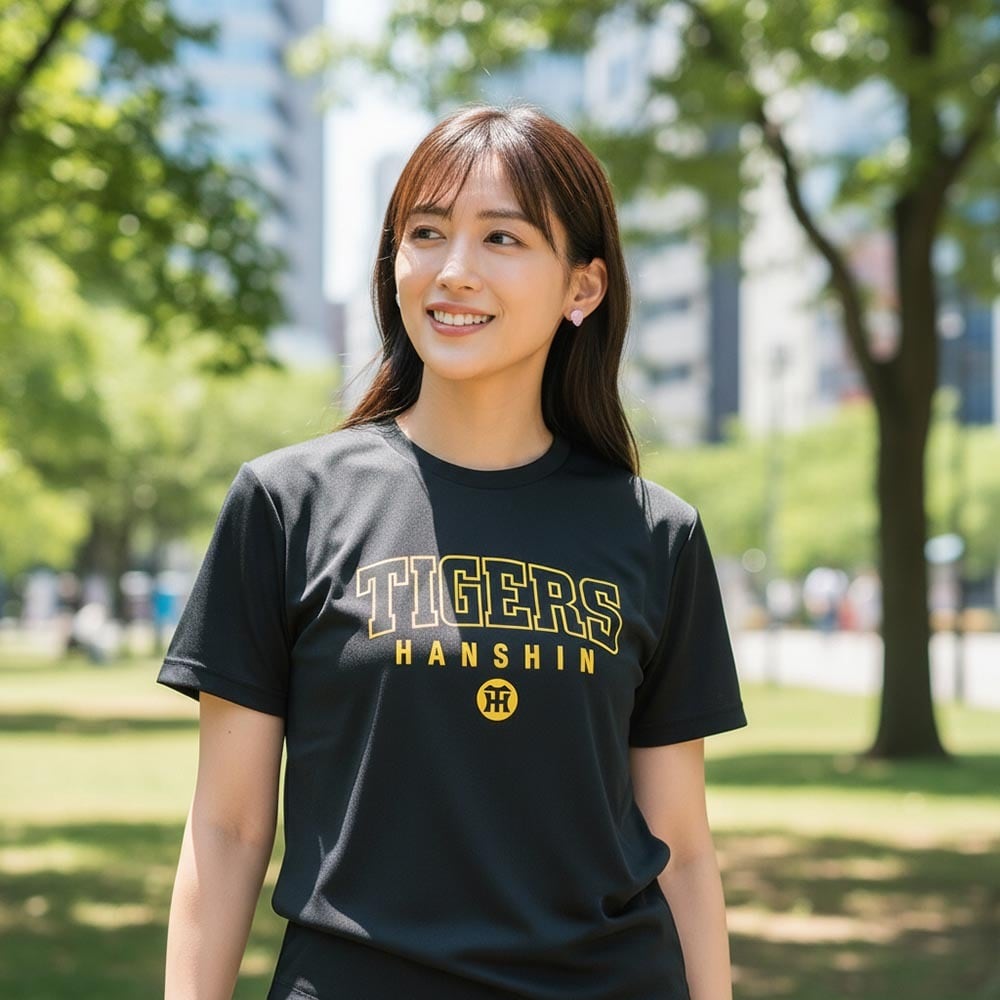 阪神タイガース グッズ 球団承認 NEW☆TIGERS LOGO☆ Tシャツ ドライ