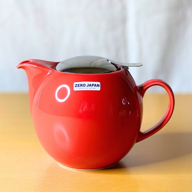 ZEROJAPAN ユニバーサル ティーポット 680cc トマト ( レッド ) | BBN-04 TO | 日本製 陶器 美濃焼