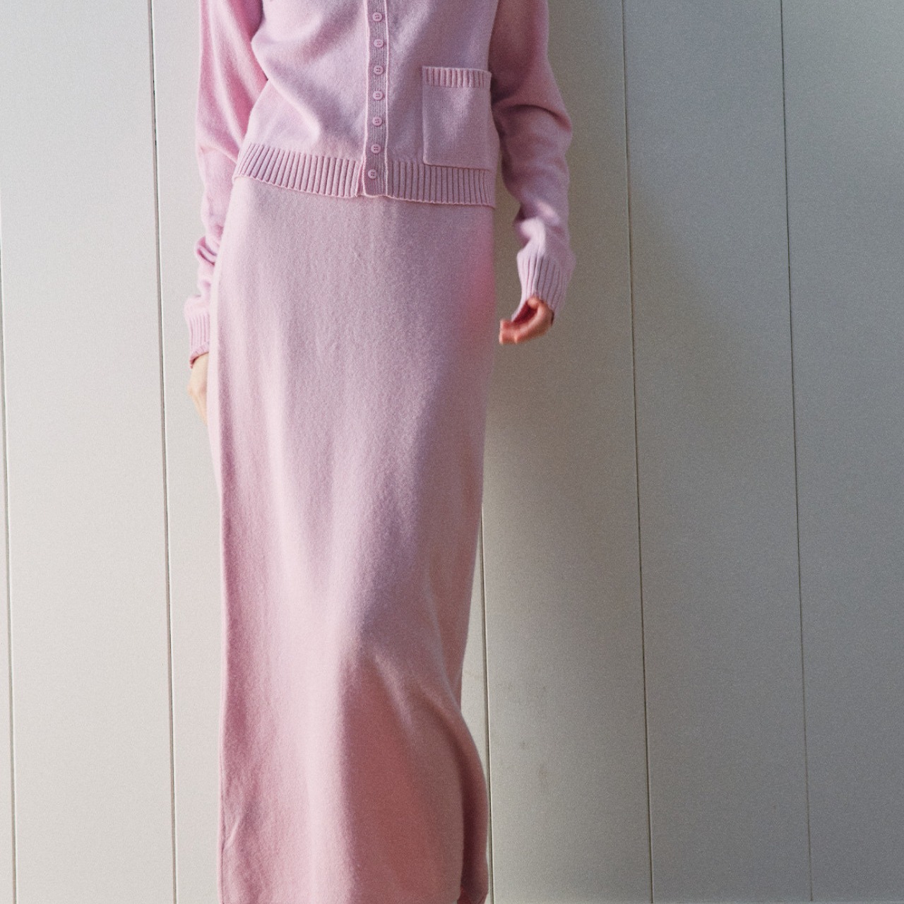 Soft Knit Long Skirt T3876