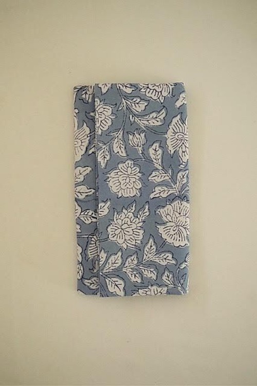 26024-Juzu Bukuro-Flower-Blue