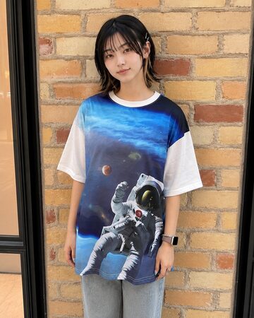 90s〜 【Human-i-Tees】 ヒューマニティーズ てんとう虫 ピースマーク