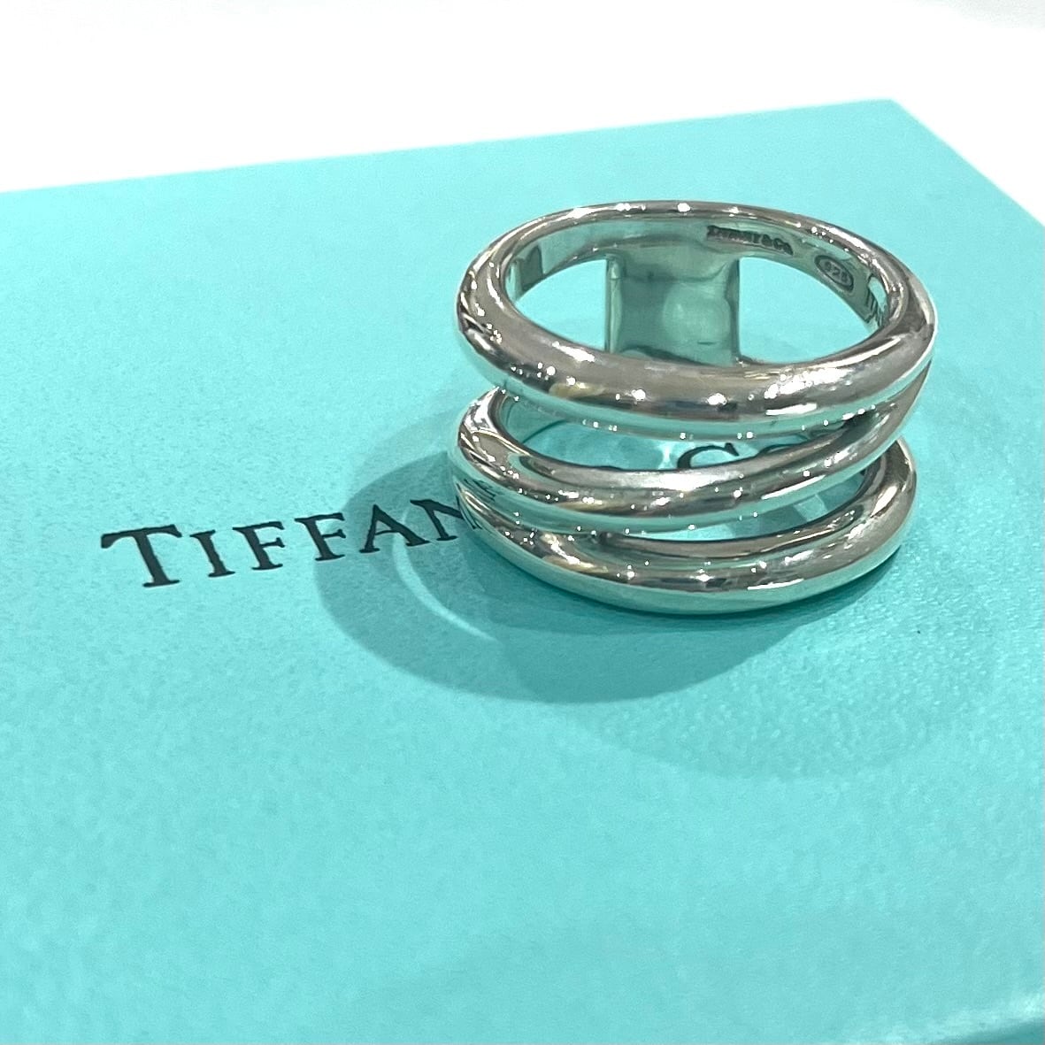 TIFFANY&CO】2283 ティファニーアンドコーWフェイス シルバー925