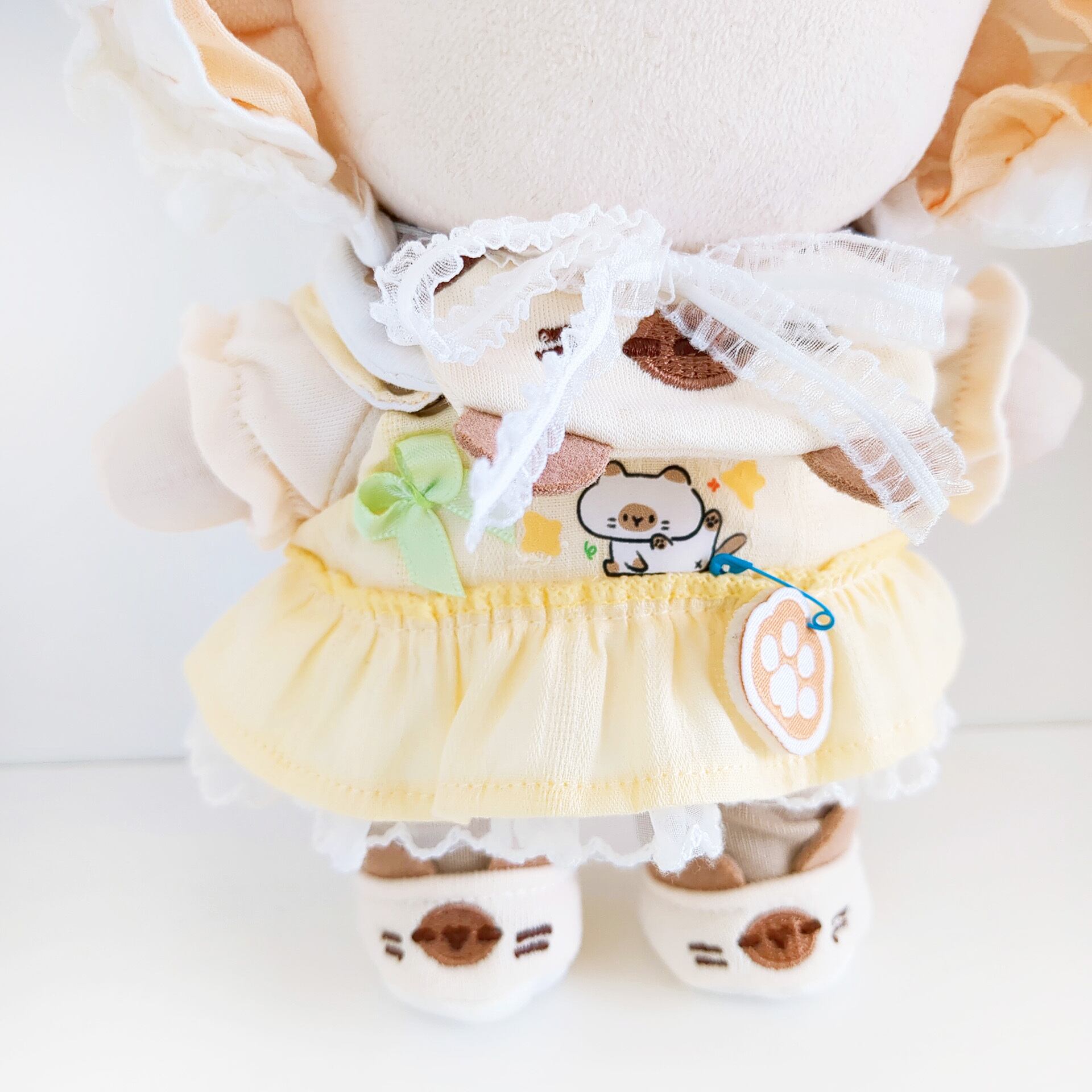 7Q-1353【20cm】どうぶつボンネットセット | Little Closet │ ぬい服