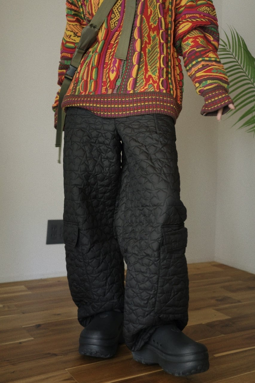 スターキルティングパンツ　ブラック スターキルティングパンツ/ブラック | osrsofficial