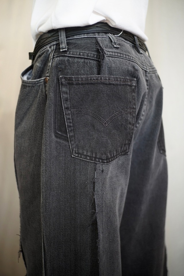 nils / black denim pants
