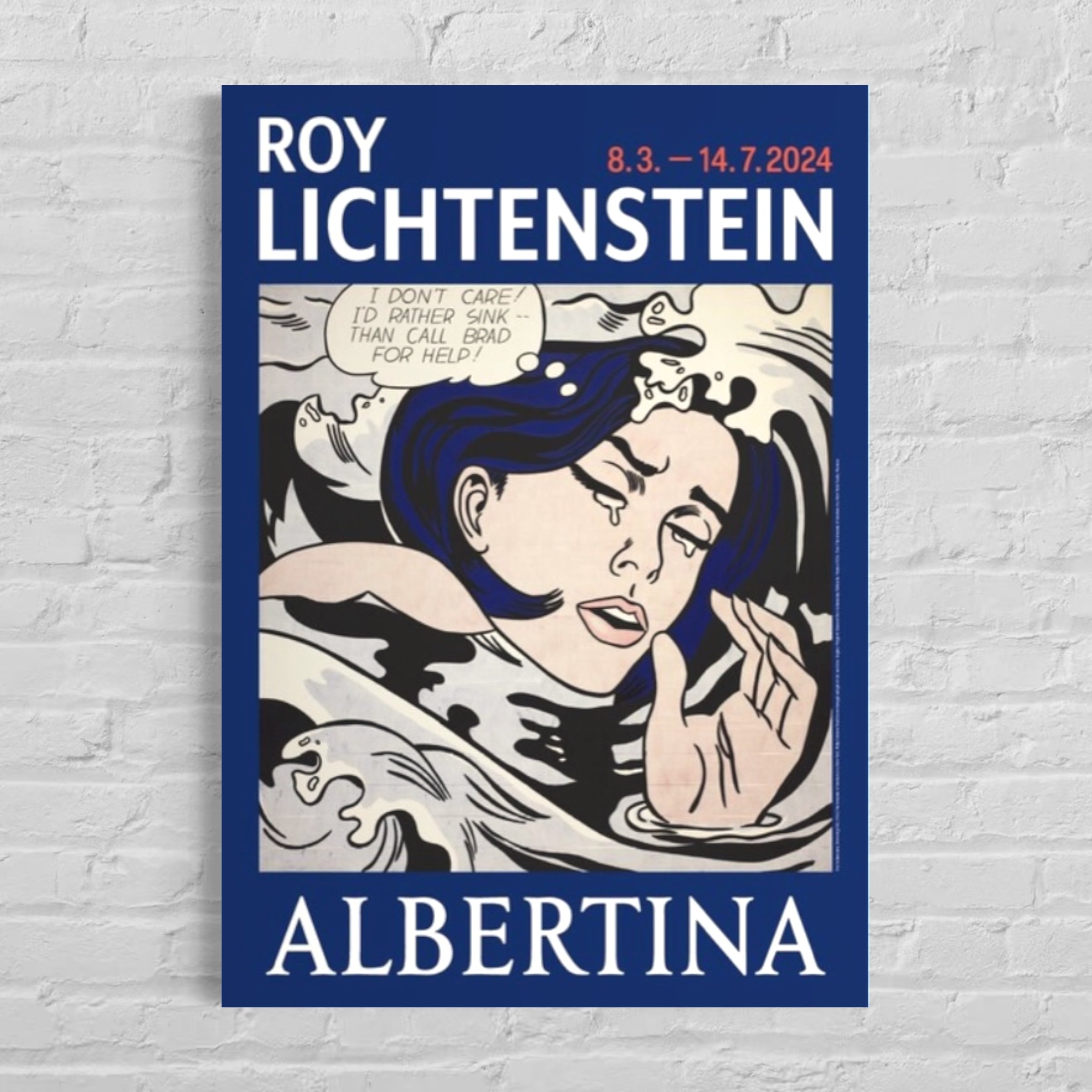 ロイ・リキテンスタイン展 海外ポスター① A1版 Lichtenstein ロイ・リキテンスタイン展 海外ポスター① A1版 Lichtenstein