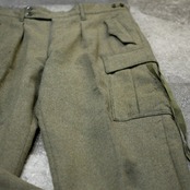60's~ German military wool cargo pants