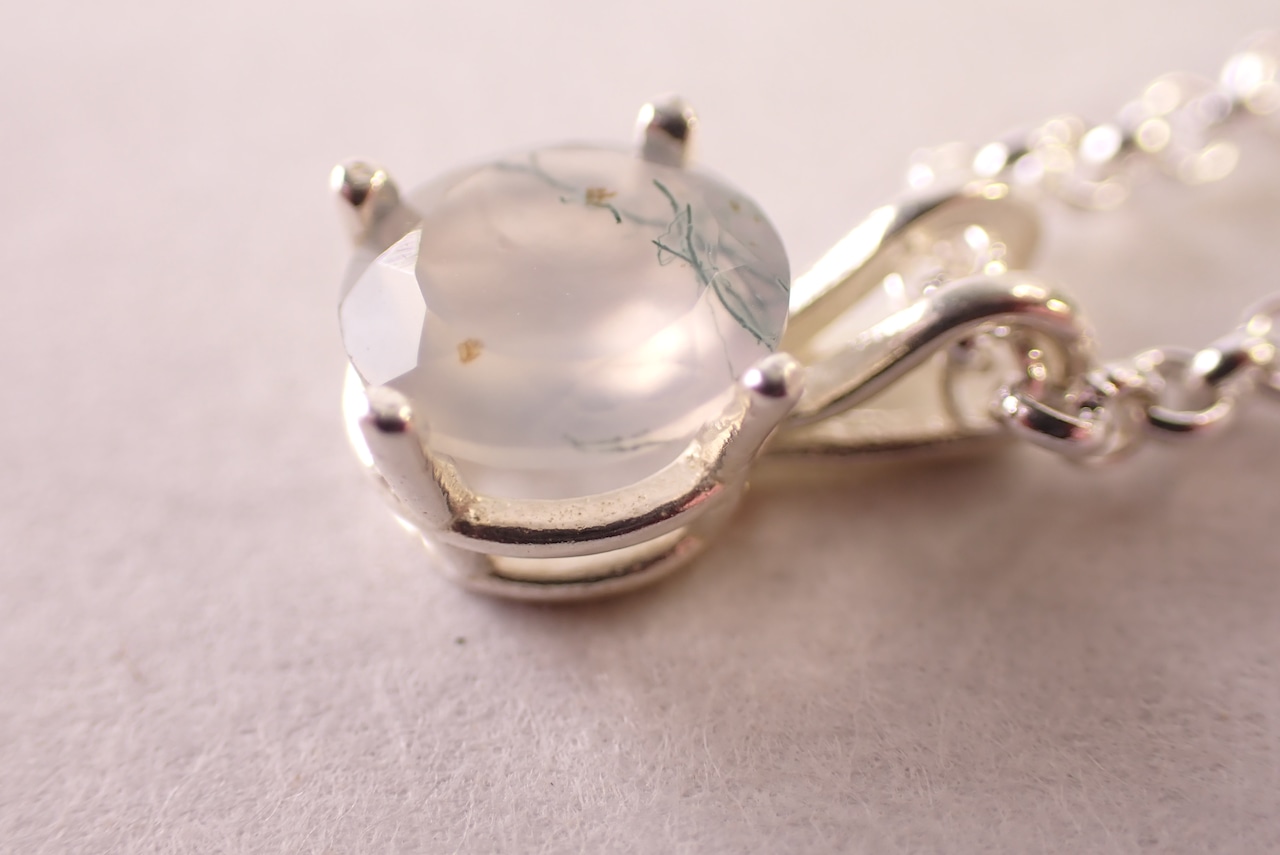 モスアゲートネックレス　1.06ct [D12‐99]