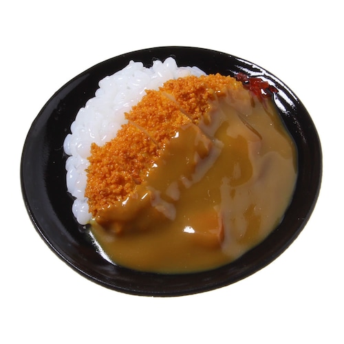 [0078]食品サンプル屋さんのマグネット（カツカレー）