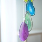 Vivid Rainbow 22 - アゲートヒーリングチャイム / Agate Sun Catcher Wind Chime 870