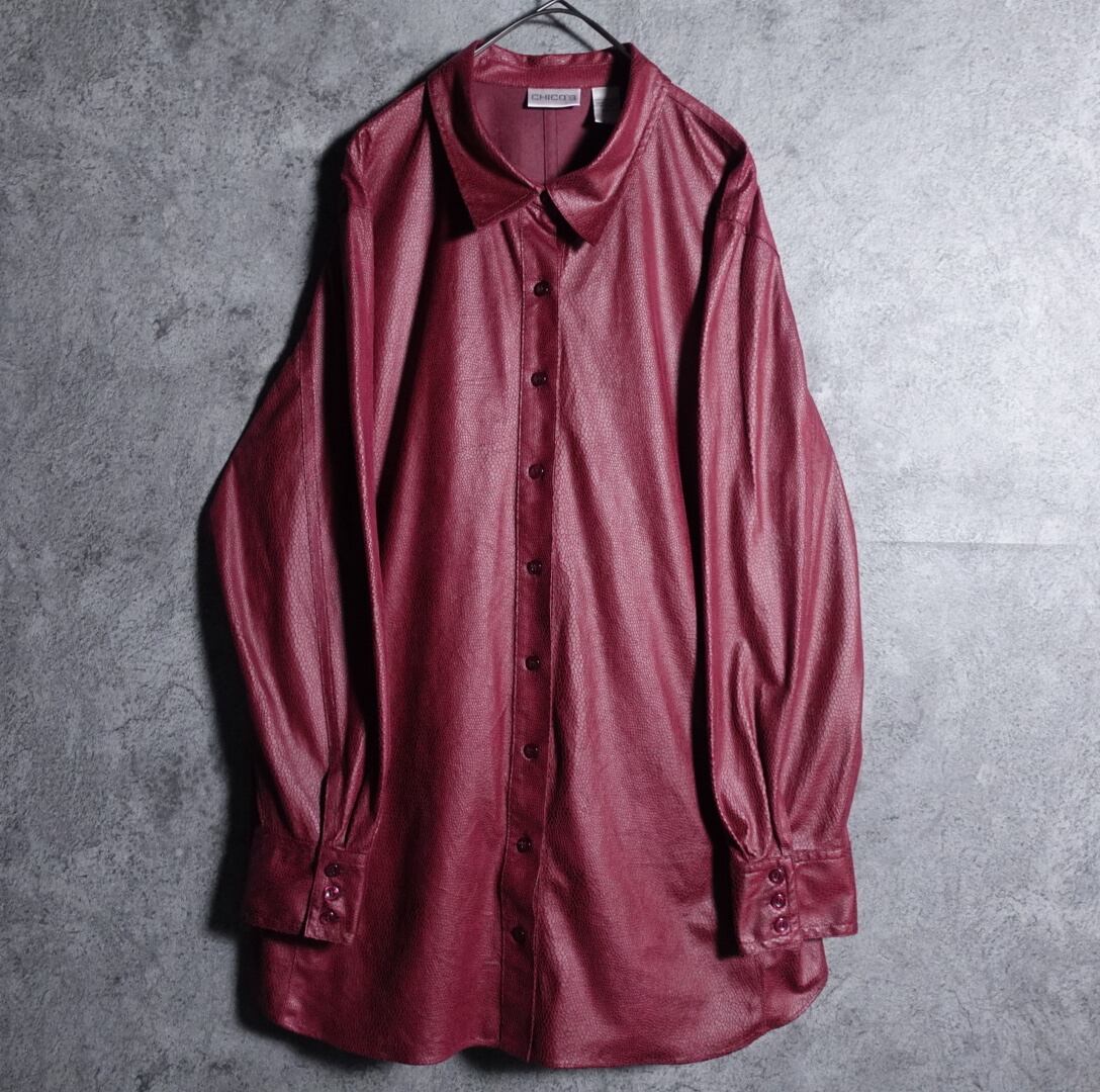  “CHICO’s” Snake pattern design shirt