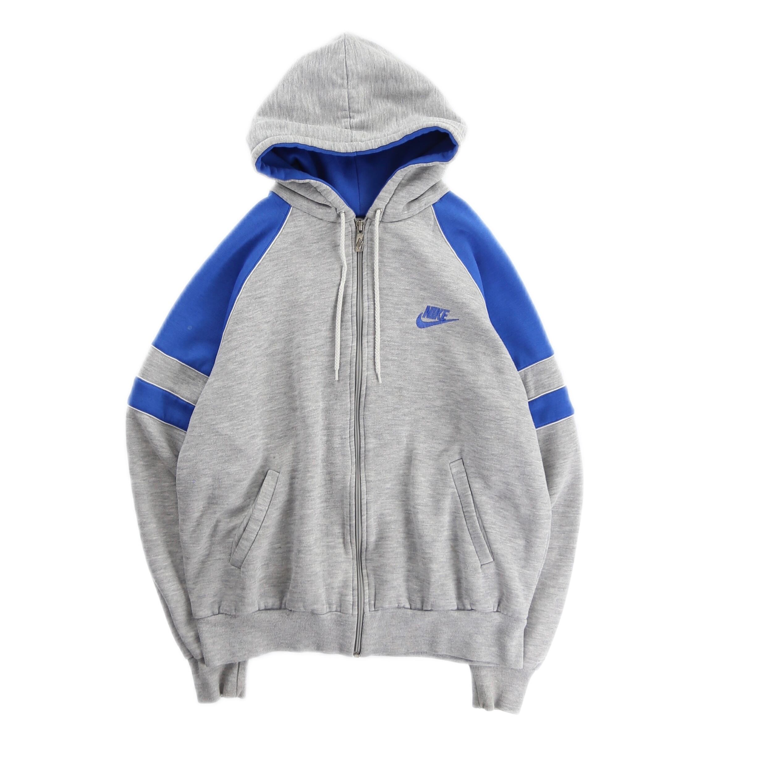 CUBA】1990s vintage NIKE zip up sweat track hoodie -6381- | cv
