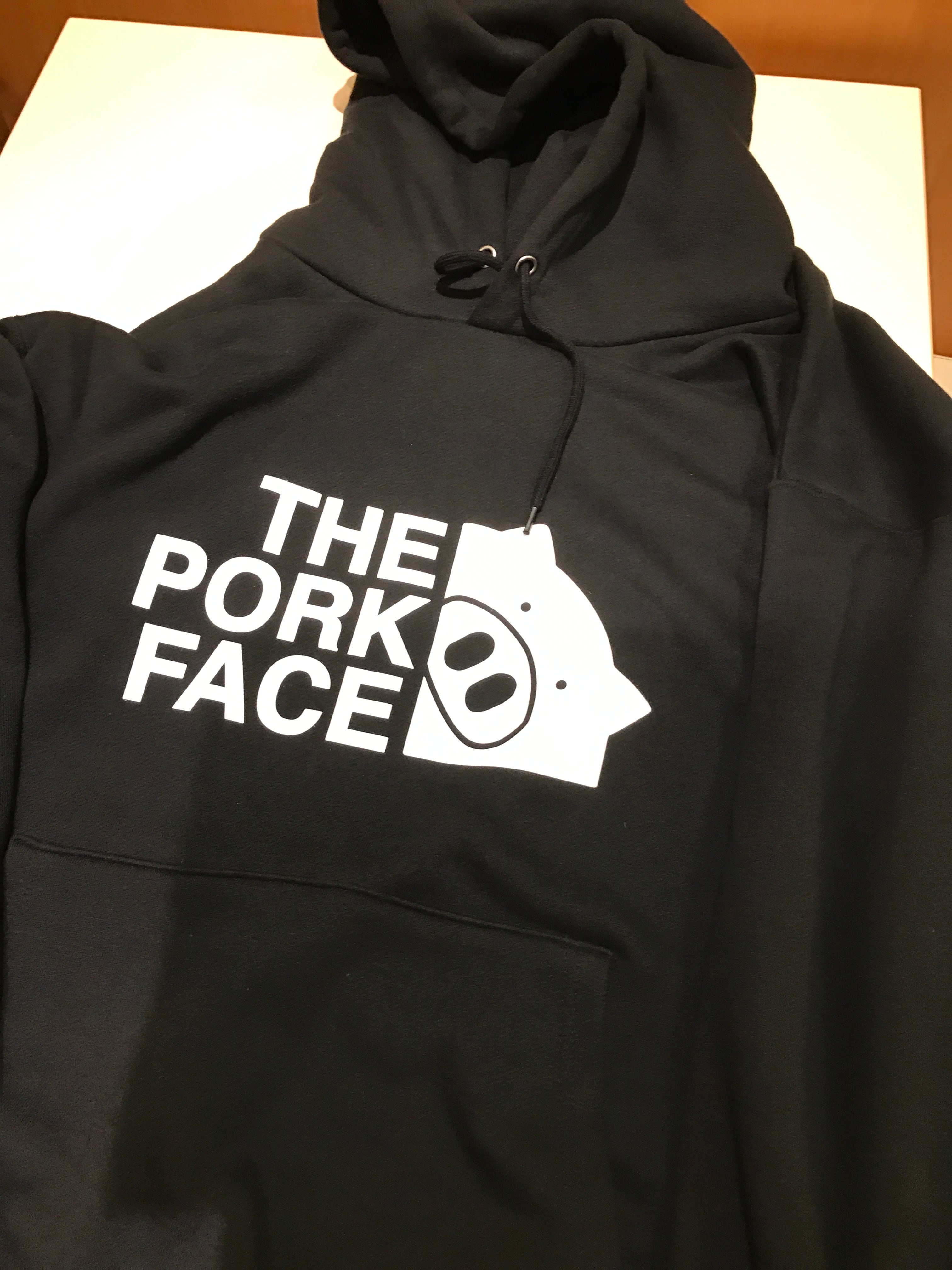 THE PORK FACE ロゴ大 プルオーバー パーカー S〜6L デカイTシャツ屋さん