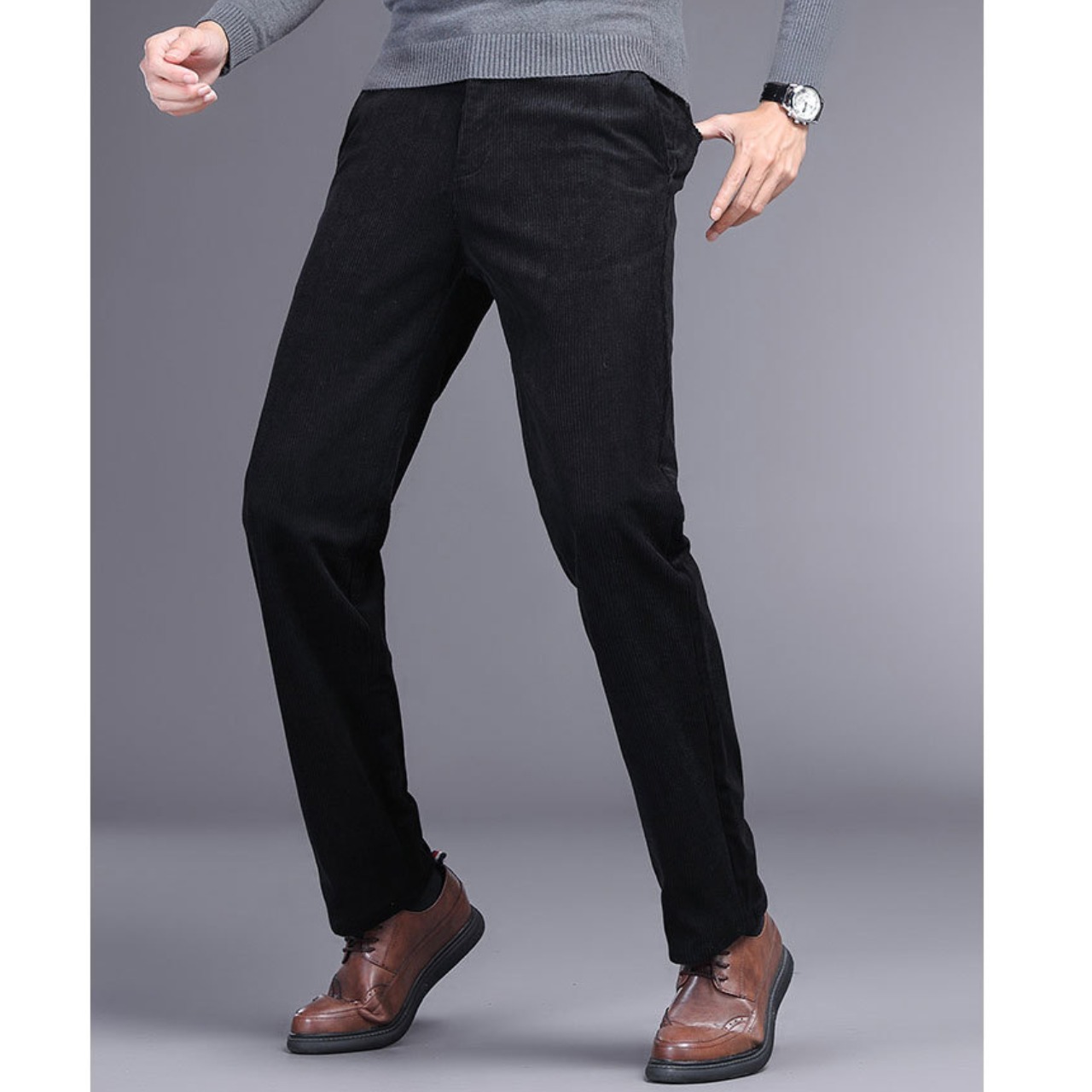 コーデュロイストレートスラックスパンツ　TB1772・画像7