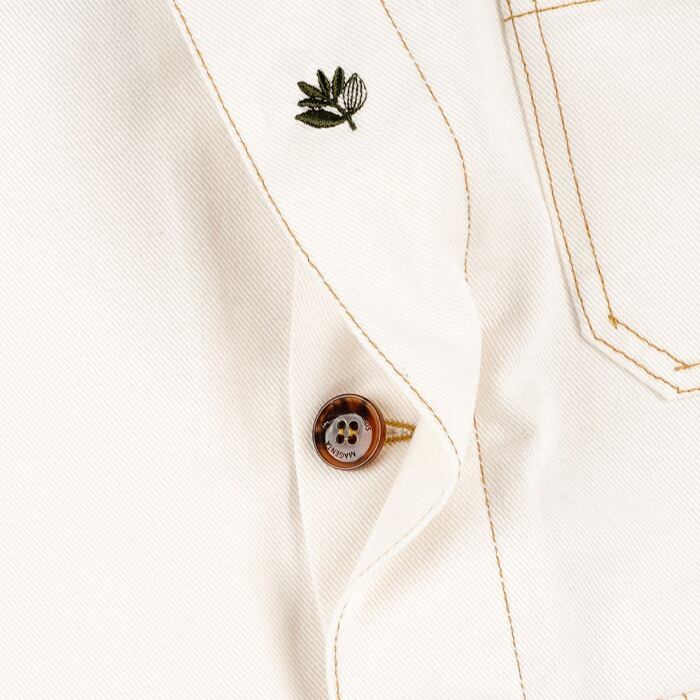 MAGENTA マゼンタ デニムジャケット SP23 ATELIER JACKET WHITE BULE
