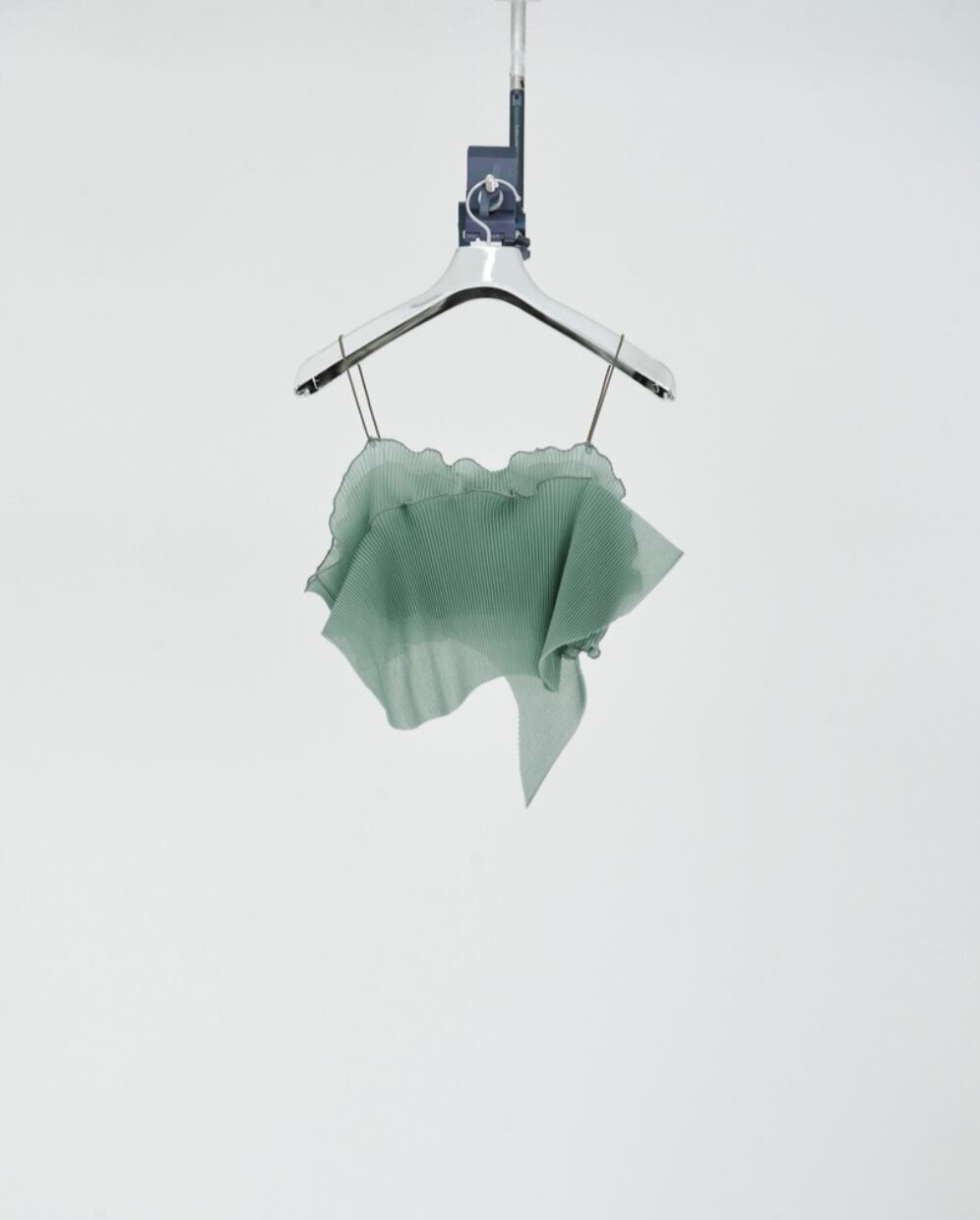 24SS】kotohayokozawa Sheer Short Camisole (SAGE) TD24S-CMI | IAAAM