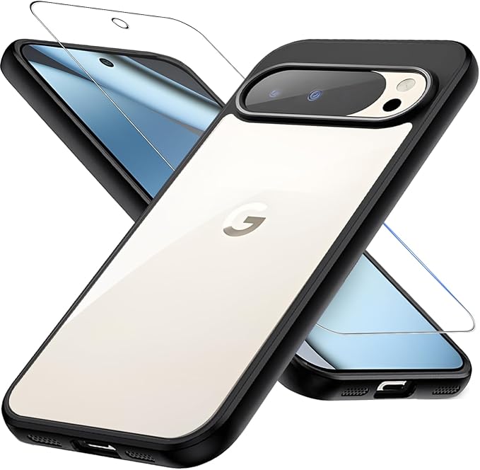 Google Pixel 10/10 Proケースクリア ガラスフィルム付き グーグル