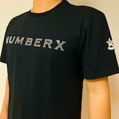 NUMBERX ラインストーンNUMBERXロゴ (半袖T-shirt) "BLACK"