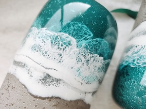 437.オーシャンレジンアート ソープディスペンサー