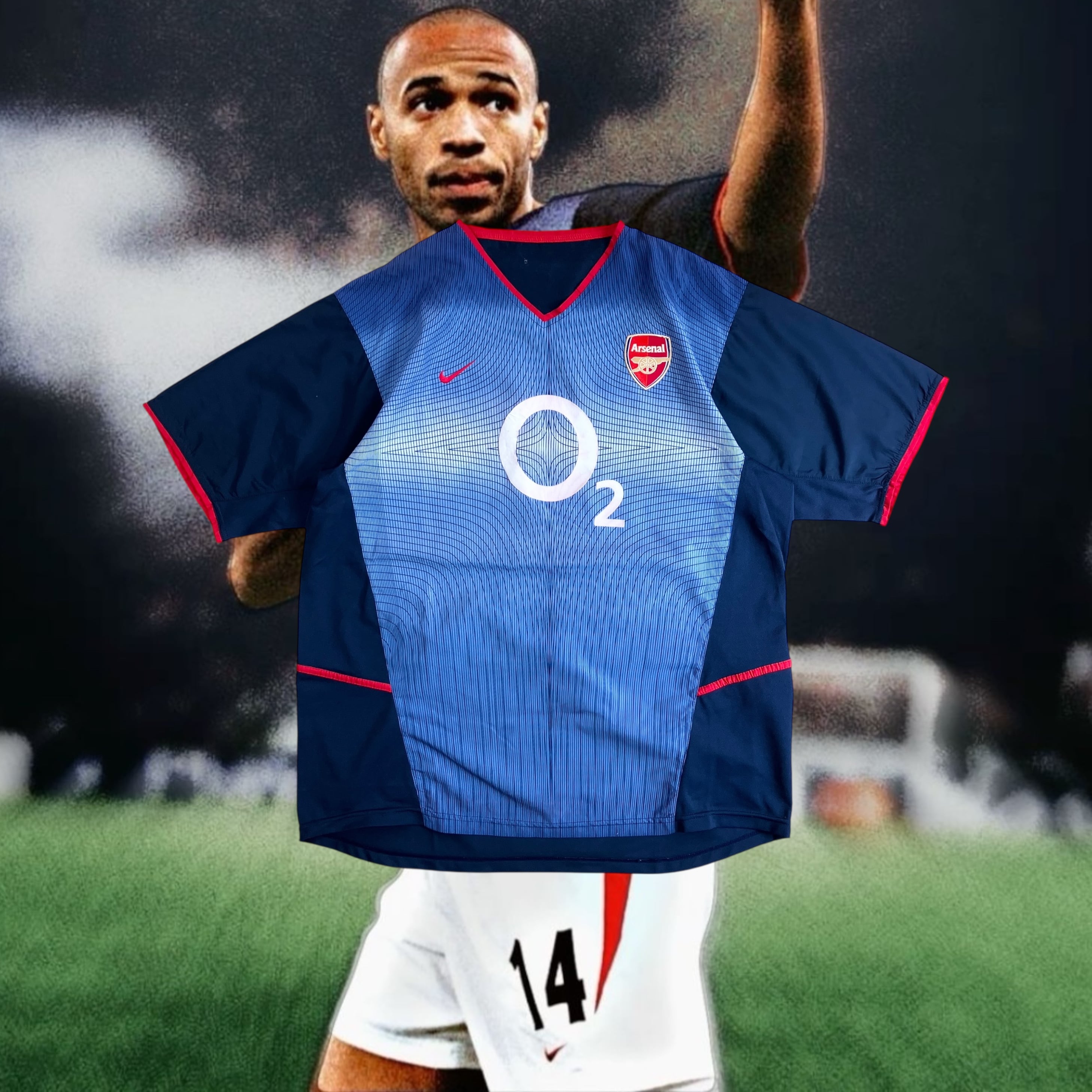 2002/03 Arsenal FC JEFFERS 9 Away Jersey