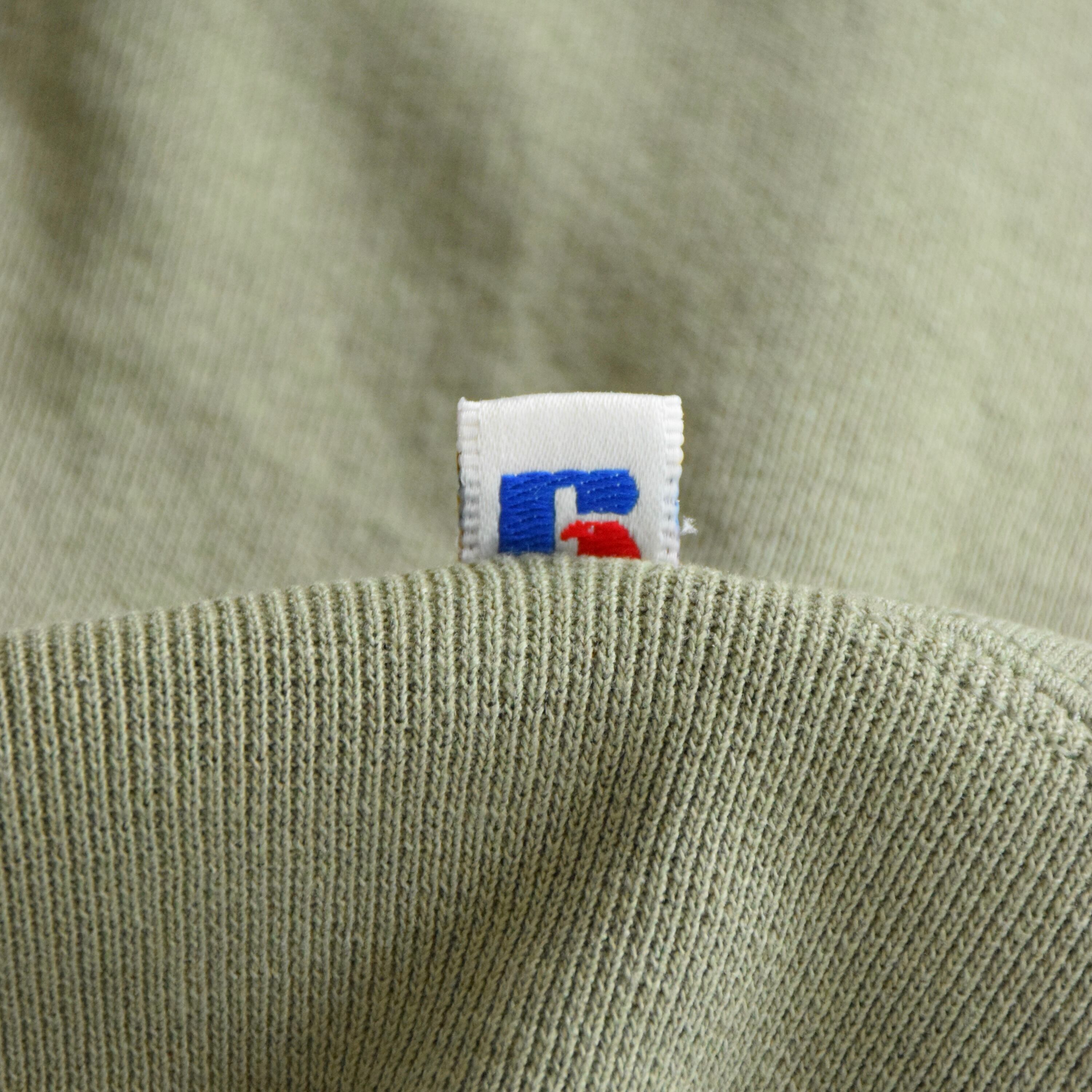 90's USA製 RUSSELL ATHLETIC スウェット メンズXL 薄グリーン 無地