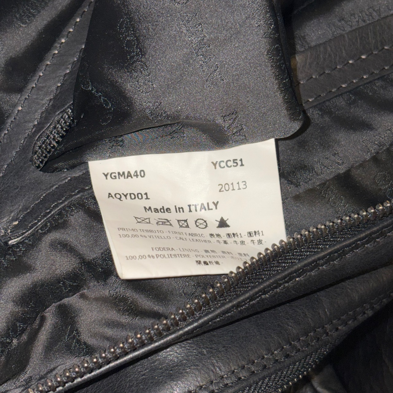 GIORGIO ARMANI leather bag