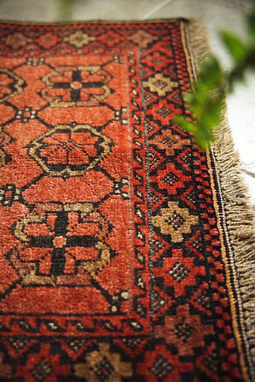 587 -Vintage Beshir Turkmen rug | 手織りのヴィンテージラグ専門店