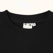 【X-girl】BICOLOR OVAL PATCH SWEAT TOP【エックスガール】