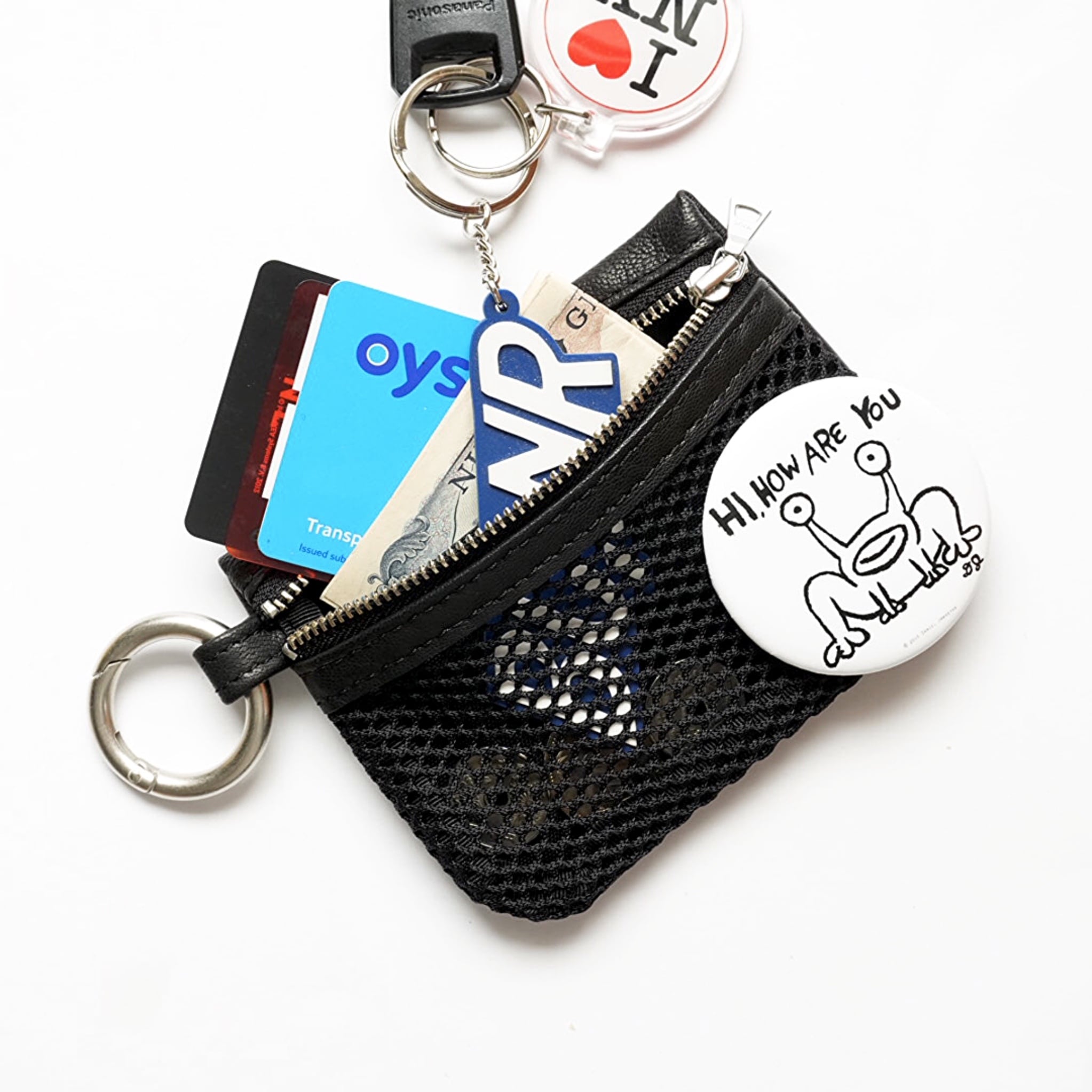 BRICK COIN PURSE MESH × GOAT LEATHER Brick | Brick