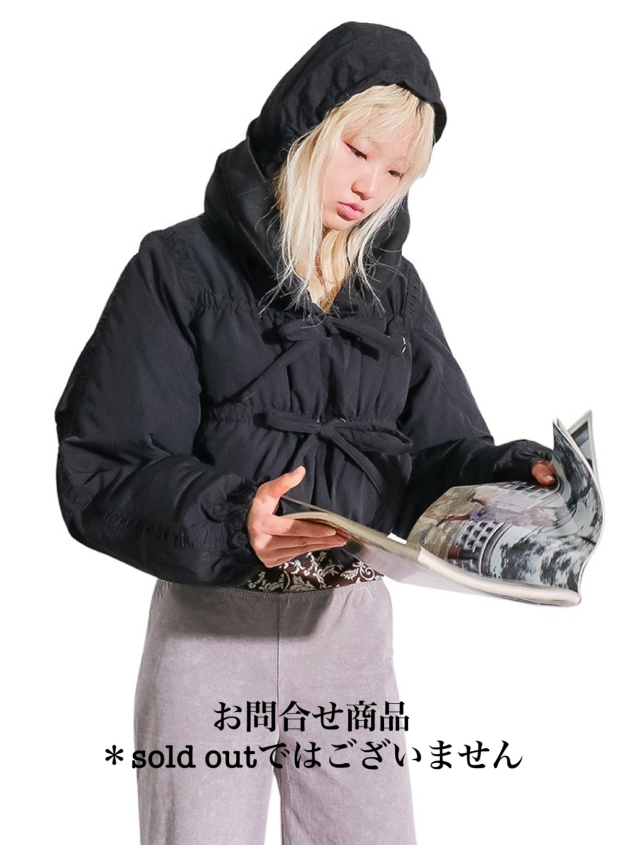 PERVERZE パーバーズ / String Multiple Mini Down Jacket / Black / ジャケット  ¥79,200 - 1