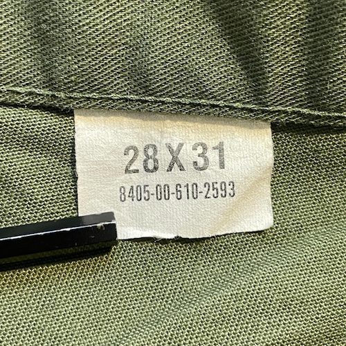 80s アメリカ軍 実物 OG-507 ベイカーパンツ 28/31 詳細写真9