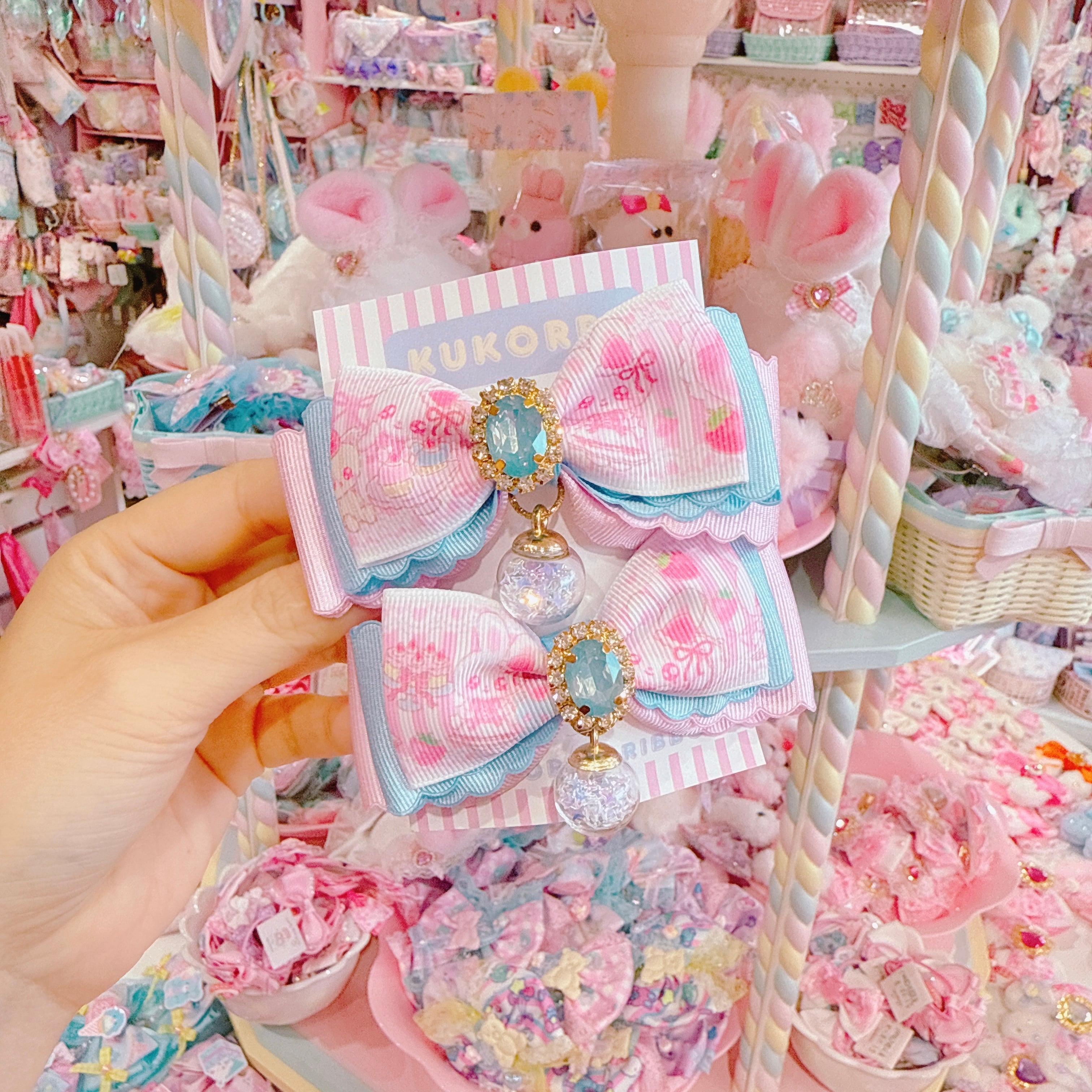 【R13】40-40ツインヘアクリップ