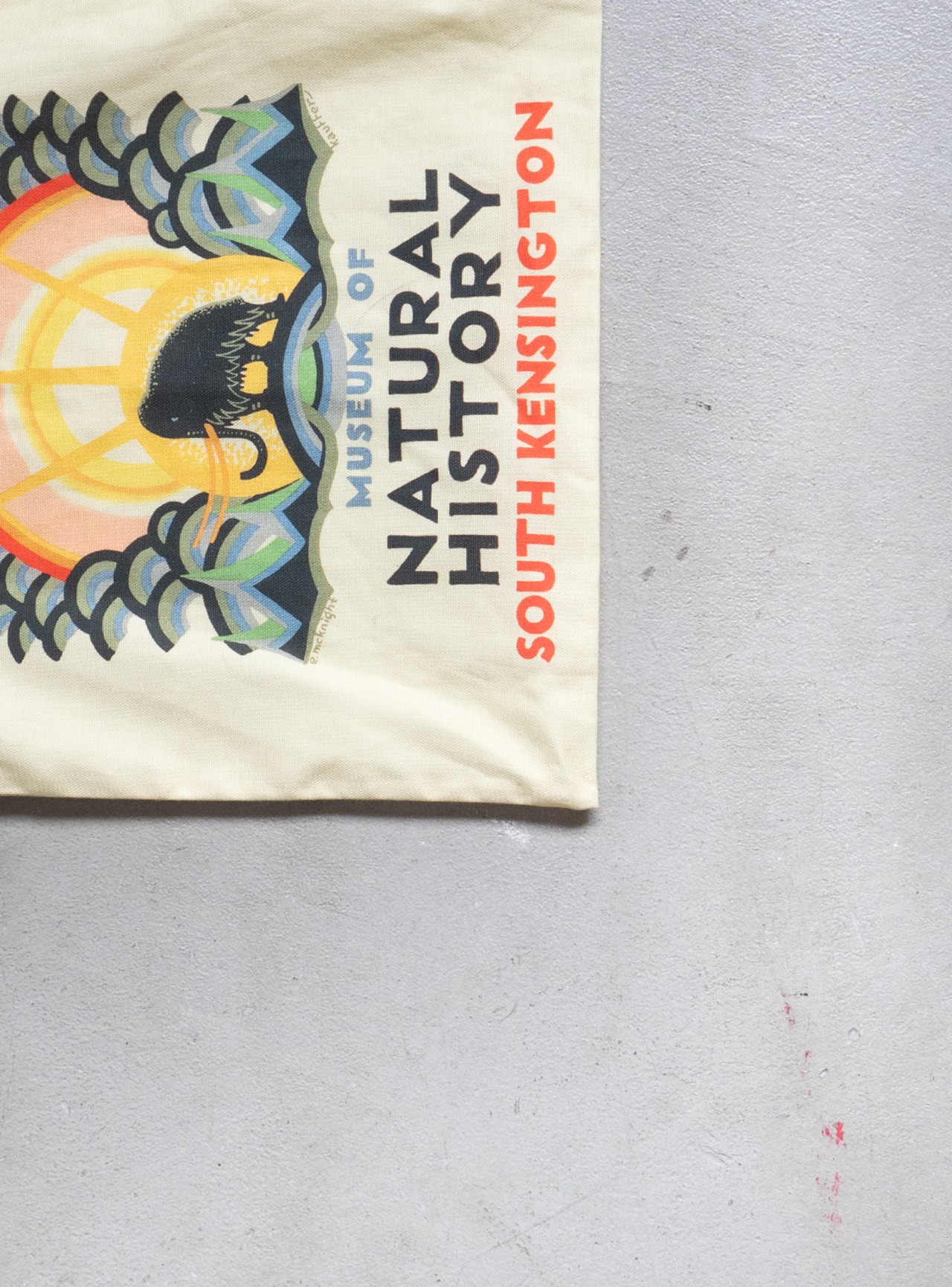 "Natural History Museum" used Tote bag
