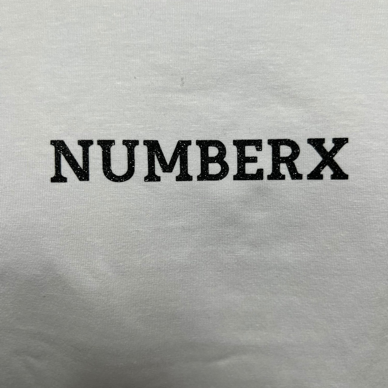 NUMBERX multi star logo（ロングT-shirt）WHITE