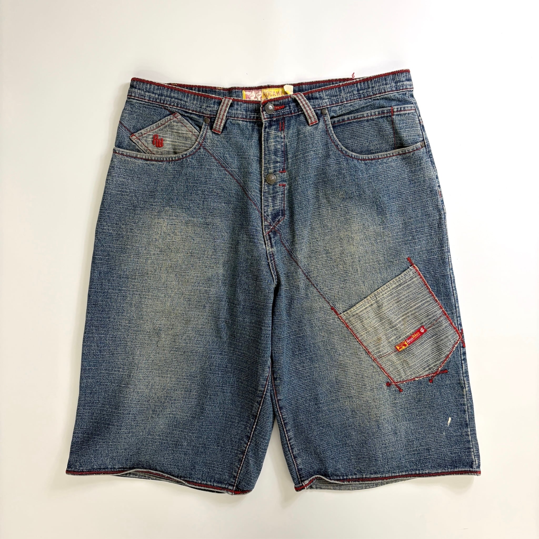 00s ROCA WEAR baggy denim shorts