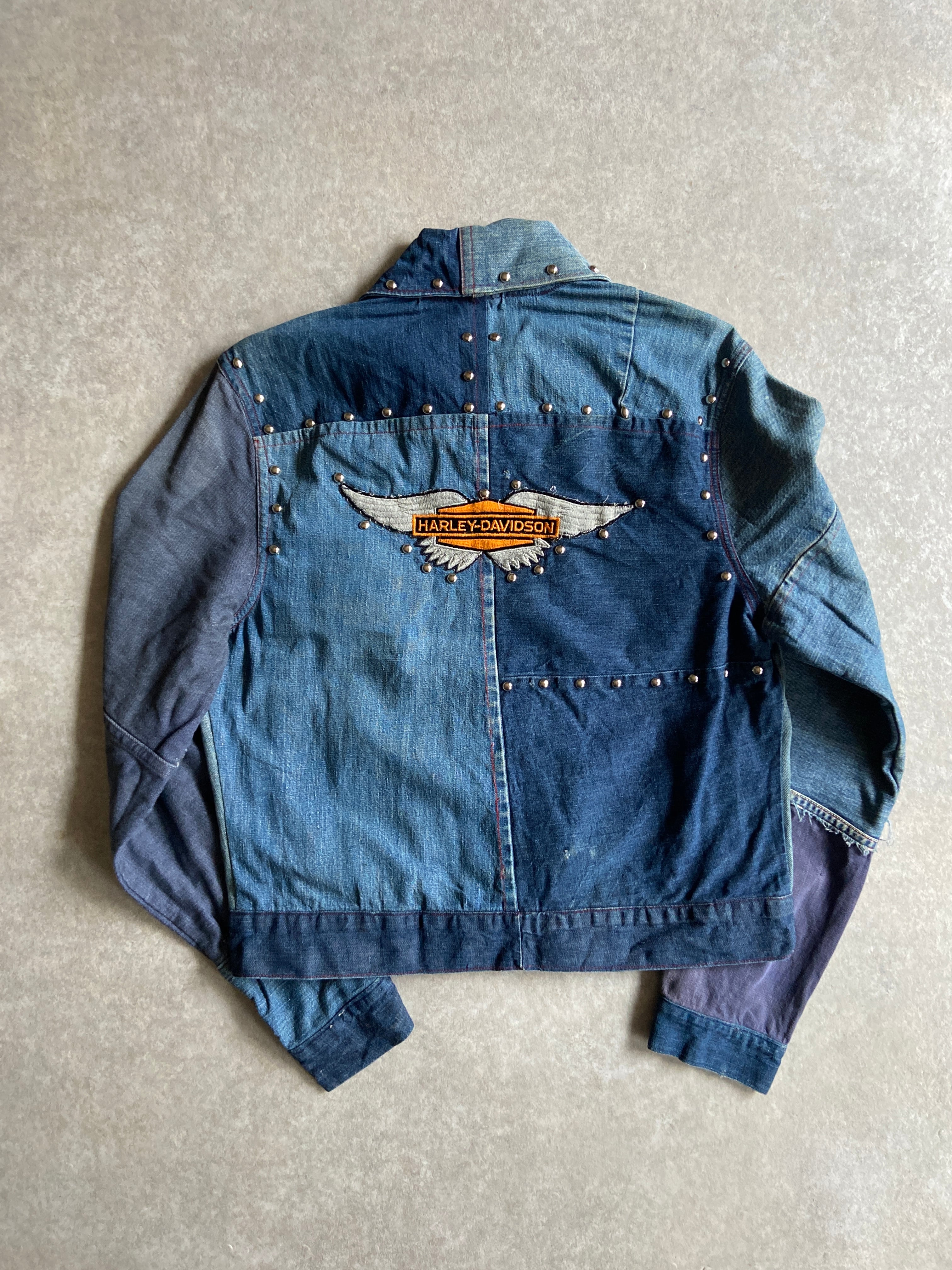 (80s) ハンドメイド デニムジャケット 1970~80s Hand Made Denim Jacket L位 G973 | ROGER'S used clothing