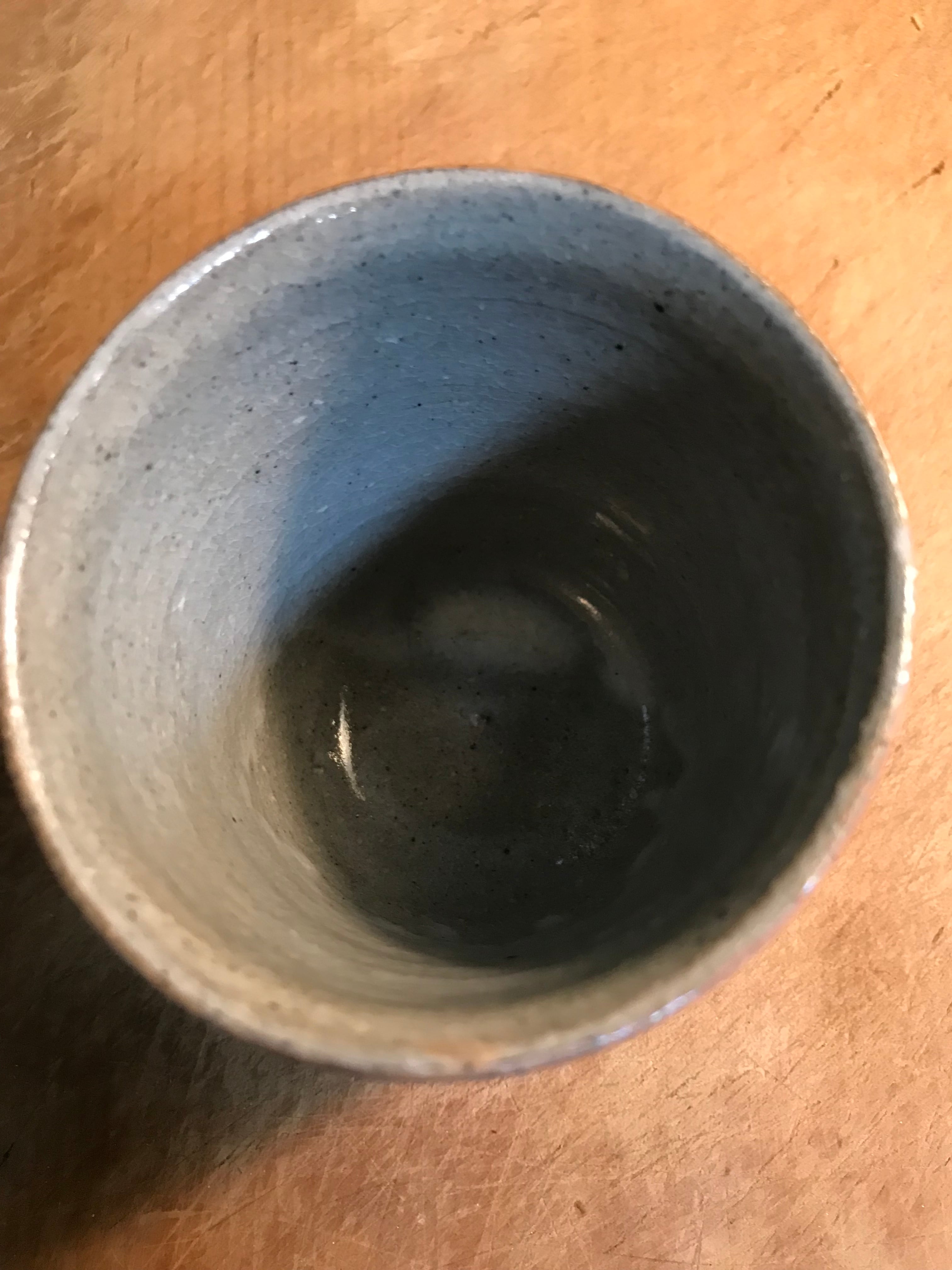 益子焼 岡田謙三 色絵湯呑 共箱付 | 鎌倉梶原陶苑